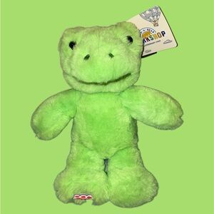Build-A-Bear Bright Green Frog Plush